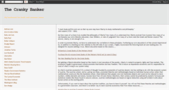 Desktop Screenshot of crankybanker.blogspot.com