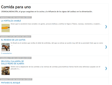 Tablet Screenshot of comidaparauno.blogspot.com