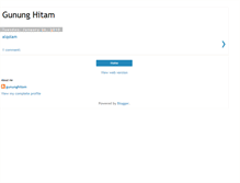Tablet Screenshot of gununghitam.blogspot.com