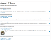 Tablet Screenshot of mineralsandterroir.blogspot.com