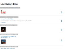 Tablet Screenshot of lowbudgetbliss.blogspot.com