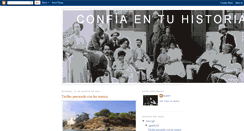 Desktop Screenshot of confiaentuhistoria.blogspot.com