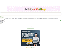 Tablet Screenshot of halibuvalley.blogspot.com