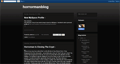 Desktop Screenshot of horrormanblog.blogspot.com