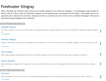 Tablet Screenshot of freshwaterstingray.blogspot.com