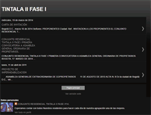 Tablet Screenshot of conjuntoresidencialtintala2fase1.blogspot.com