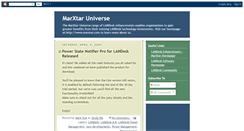 Desktop Screenshot of marxtar.blogspot.com