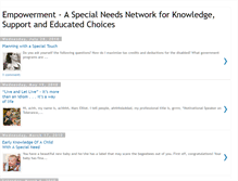 Tablet Screenshot of empowerment-special-needs-network.blogspot.com