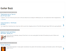 Tablet Screenshot of guitarbuzz.blogspot.com