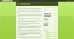 Desktop Screenshot of businessquiz-sain.blogspot.com