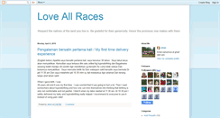 Desktop Screenshot of loveallraces.blogspot.com