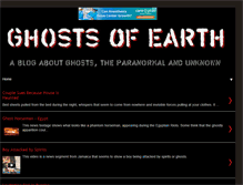 Tablet Screenshot of ghostsofearth.blogspot.com