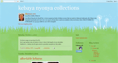 Desktop Screenshot of kebayanyonyacollections.blogspot.com