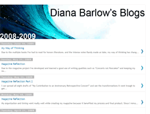 Tablet Screenshot of dianabarlow10.blogspot.com