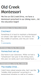 Mobile Screenshot of oldcreekmontessori.blogspot.com