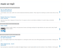 Tablet Screenshot of music-av.blogspot.com