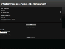 Tablet Screenshot of hamidentertainment.blogspot.com