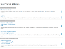 Tablet Screenshot of interviewsarticles.blogspot.com