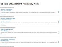 Tablet Screenshot of malenaturalenhancementpill.blogspot.com