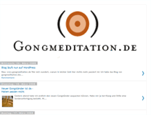 Tablet Screenshot of gongmeditation.blogspot.com