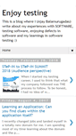 Mobile Screenshot of enjoytesting.blogspot.com