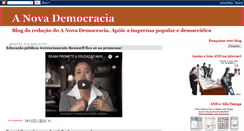 Desktop Screenshot of jornalanovademocracia.blogspot.com