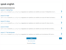 Tablet Screenshot of learn2speak-english.blogspot.com
