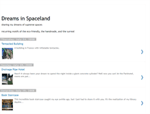 Tablet Screenshot of dreamsinspaceland.blogspot.com