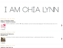 Tablet Screenshot of clchialynn.blogspot.com