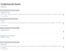 Tablet Screenshot of fundamental-beats.blogspot.com