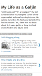 Mobile Screenshot of mylifeasagaijin.blogspot.com
