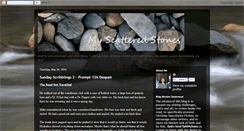 Desktop Screenshot of myscatteredstones.blogspot.com