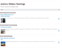 Tablet Screenshot of andrewdibben-paintings.blogspot.com