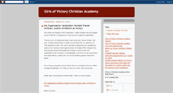 Desktop Screenshot of girlsofvictorychristianacademy.blogspot.com