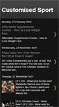Mobile Screenshot of customisedsport.blogspot.com