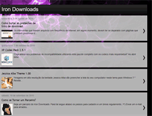 Tablet Screenshot of irondownloads.blogspot.com