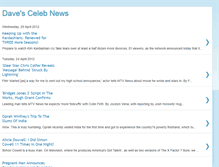 Tablet Screenshot of davescelebnews.blogspot.com
