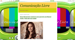 Desktop Screenshot of comunicacaolivre1.blogspot.com