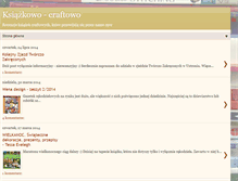 Tablet Screenshot of ksiazkowo-craftowo.blogspot.com