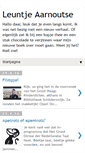 Mobile Screenshot of leuntjeaarnoutse.blogspot.com