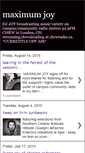 Mobile Screenshot of maxjoyradio.blogspot.com