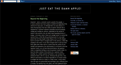 Desktop Screenshot of eatthedamnapple.blogspot.com