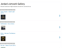 Tablet Screenshot of jordansartworkgallery.blogspot.com