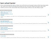 Tablet Screenshot of barnschoolbanter.blogspot.com