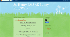 Desktop Screenshot of 5kbunnyrun.blogspot.com