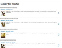 Tablet Screenshot of excelentesrecetas.blogspot.com
