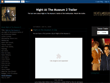 Tablet Screenshot of night-at-the-museum-2-trailer.blogspot.com