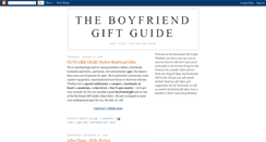 Desktop Screenshot of boyfriendgiftguide.blogspot.com