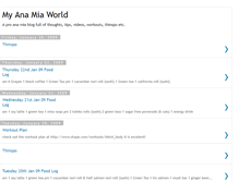 Tablet Screenshot of myanamiaworld.blogspot.com