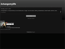 Tablet Screenshot of 2changemylife.blogspot.com